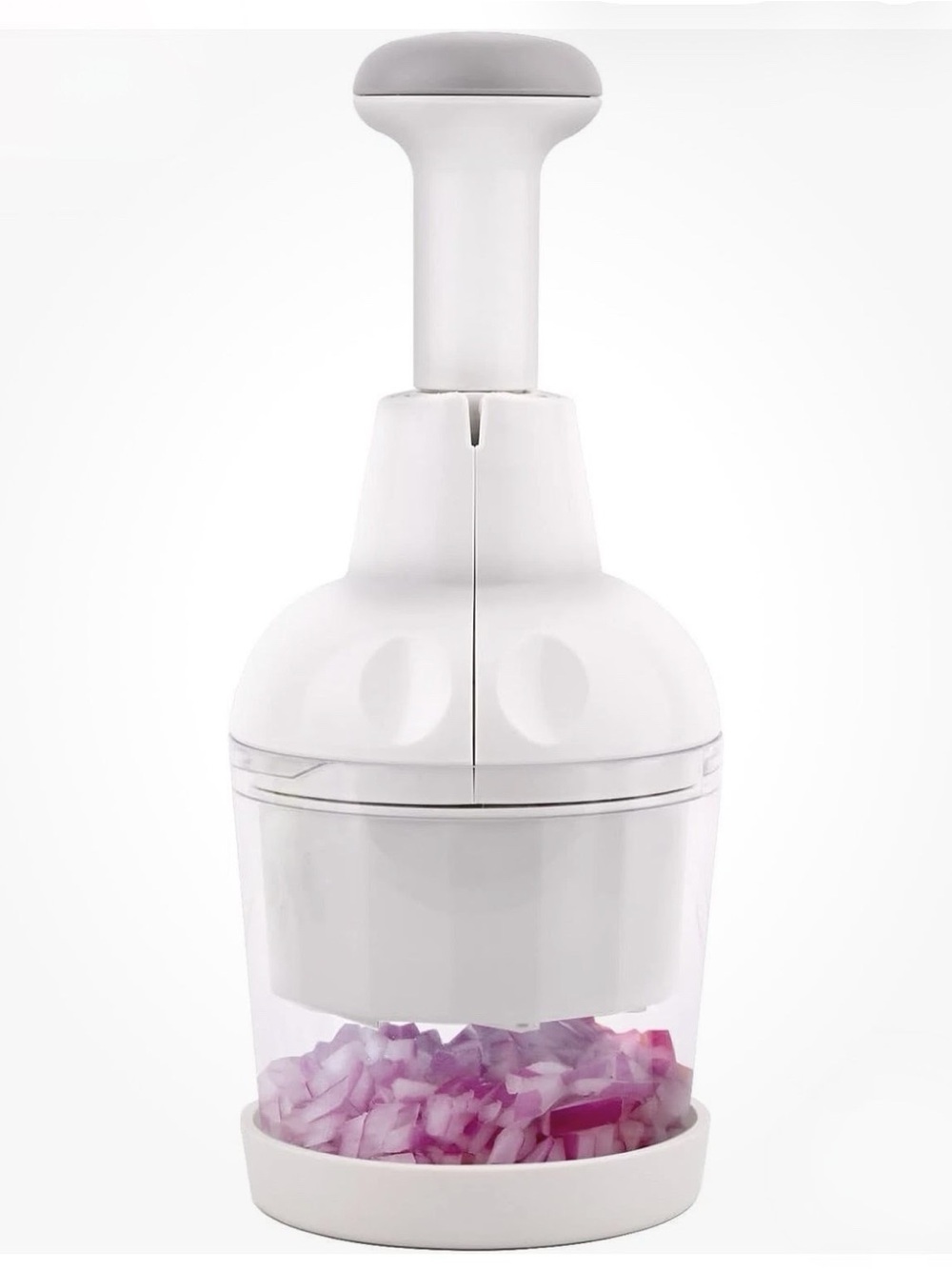 The Pampered Chef Push Function Food Chopper 2585 Manual Food Processor Dicer